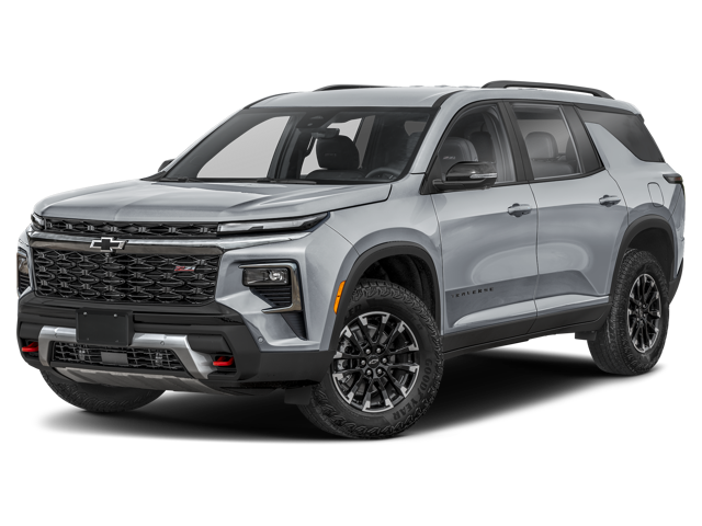 a silver 2025 chevrolet traverse