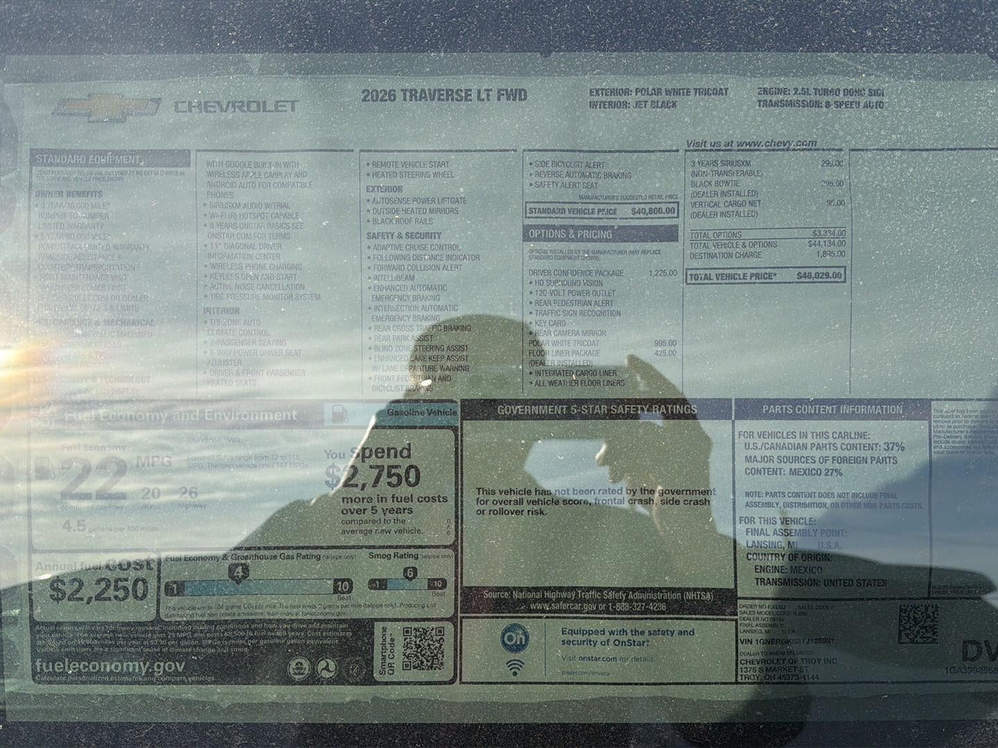 2026 Chevrolet Traverse LT