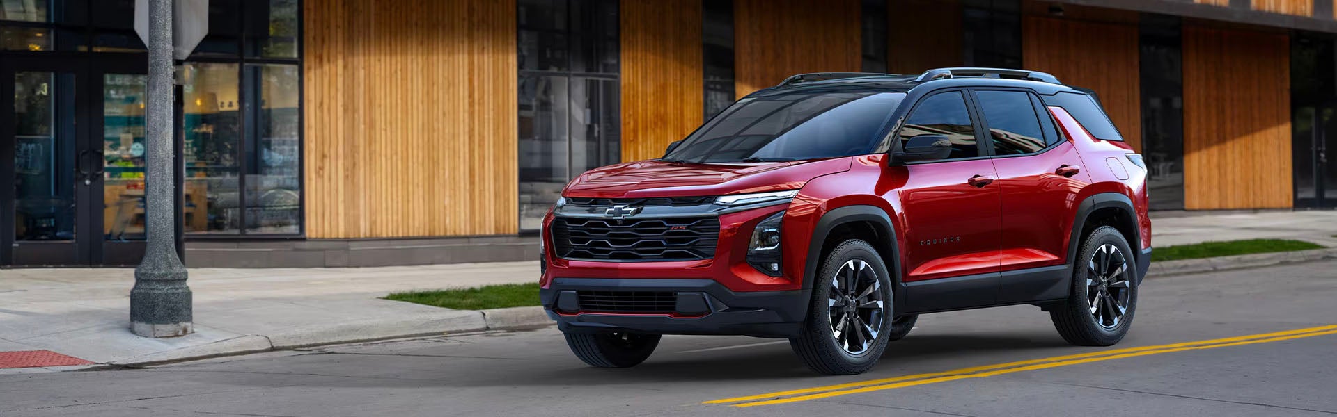 a red 2025 chevy equinox