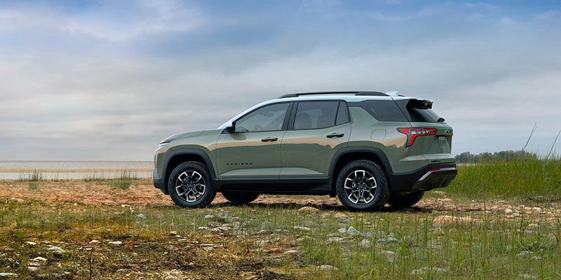 2025 chevy equinox parked in a field