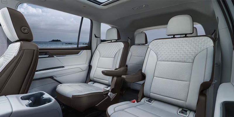 The interior design of the acadia.