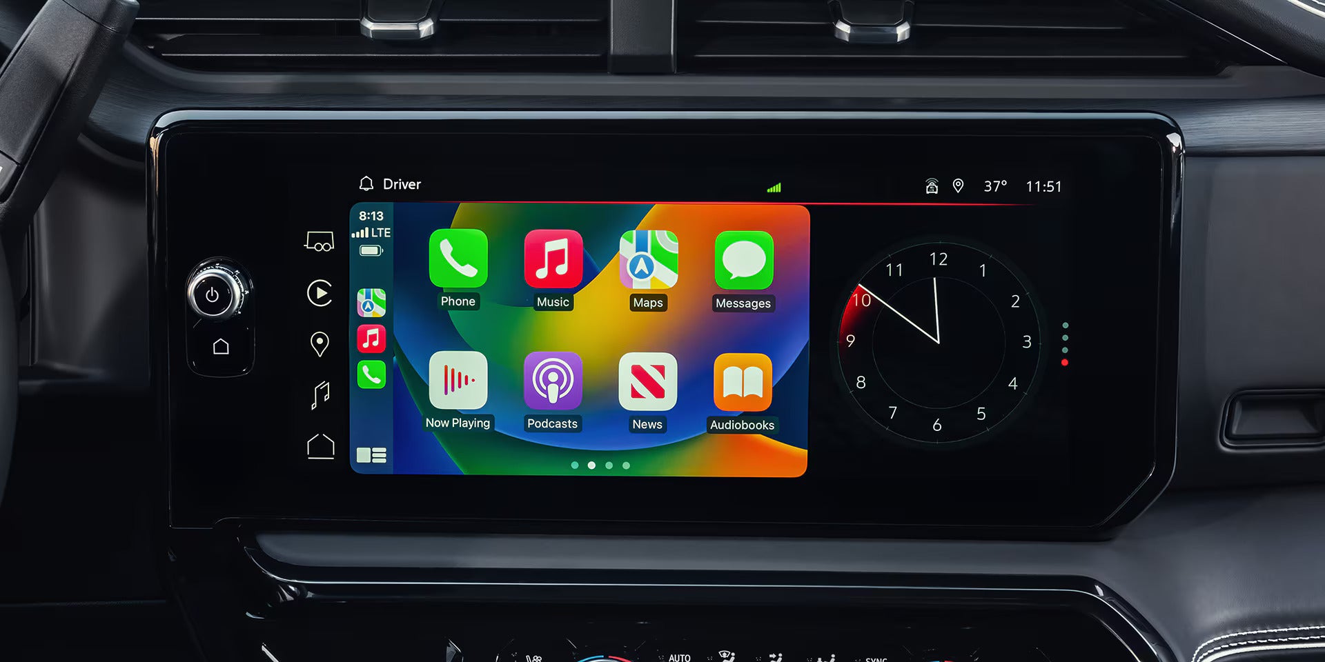 google play being showcased in the 2025 gmc sierra hd
