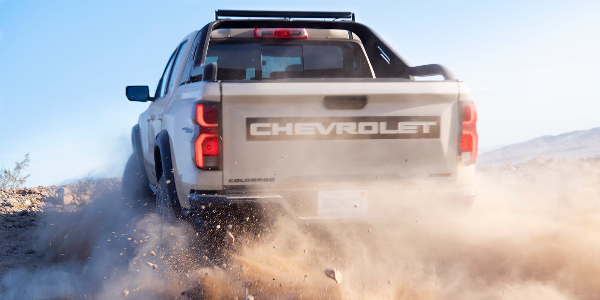 2026 Chevy Colorado parked in the desert