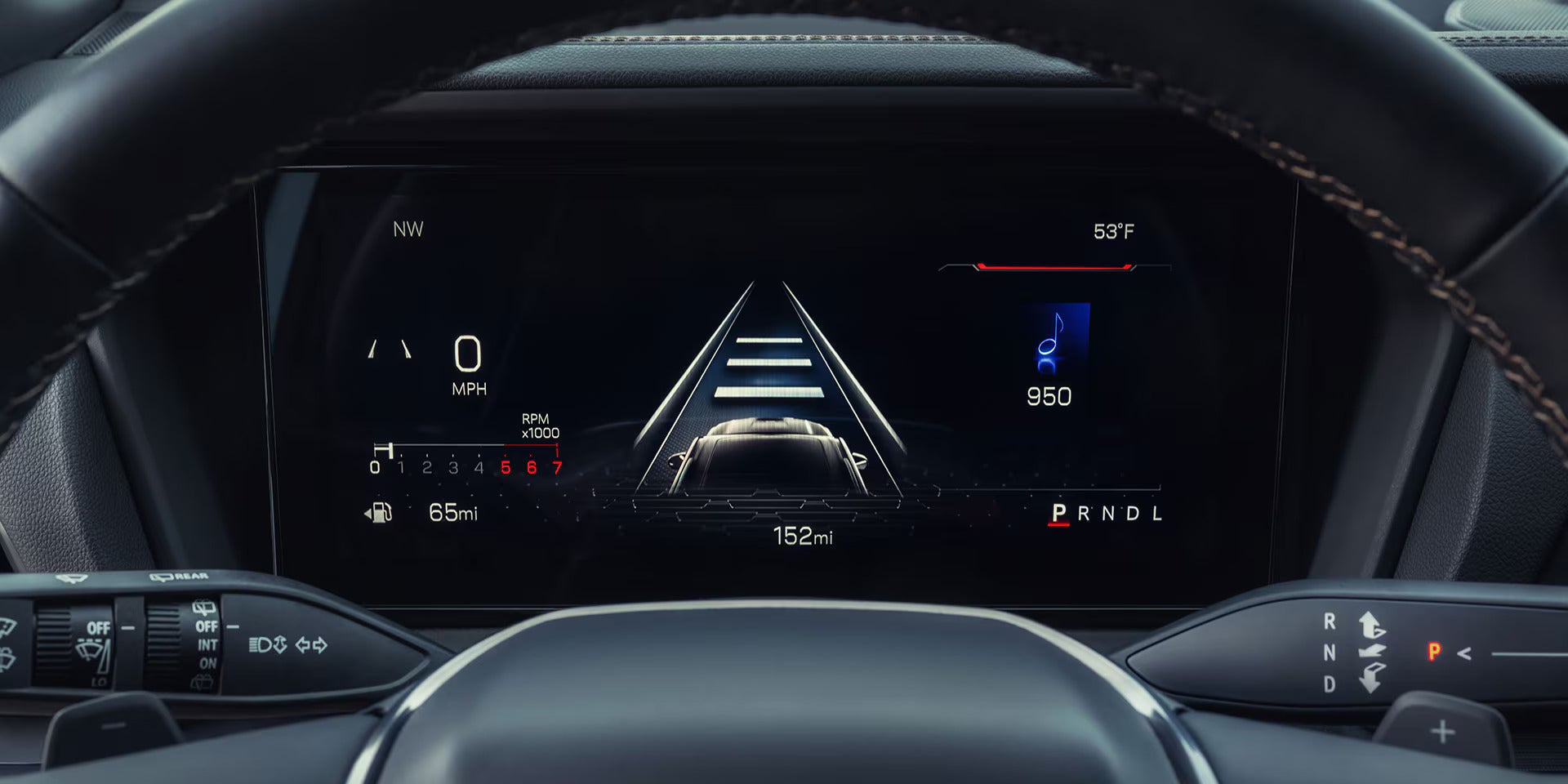 digital cluster display in the 2026 gmc terrain
