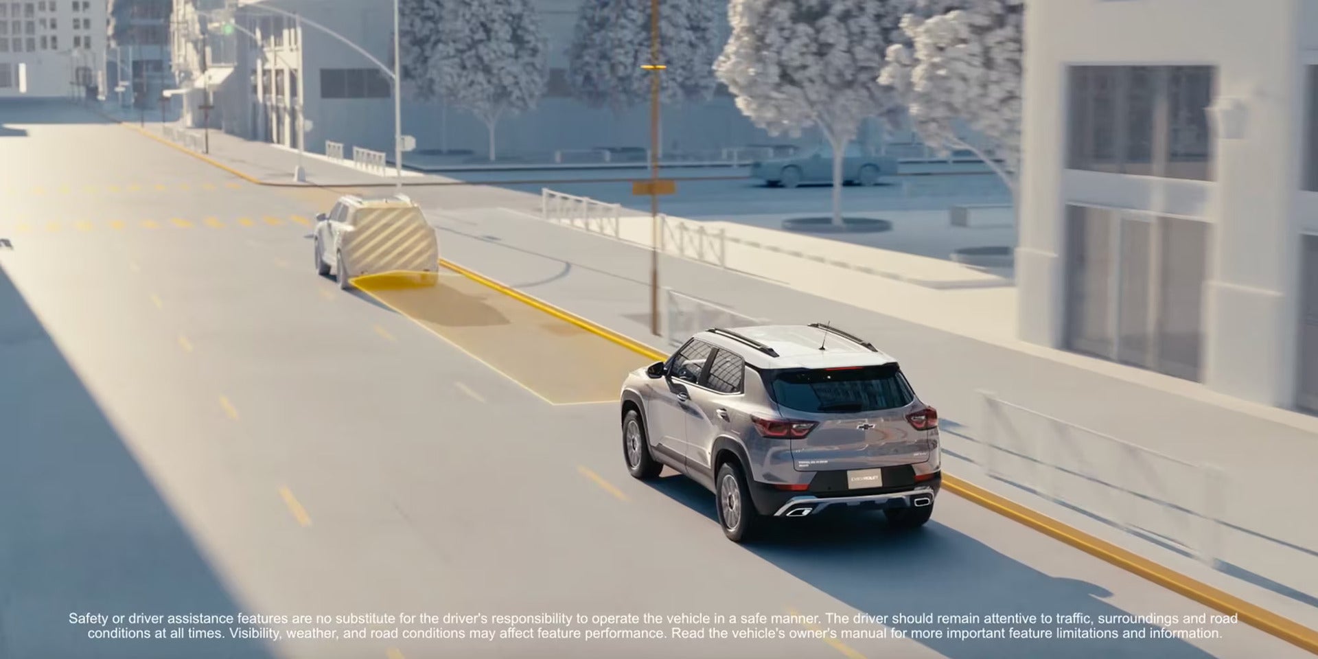 advanced safety feature being showcased in the 2026 chevy trailblazer