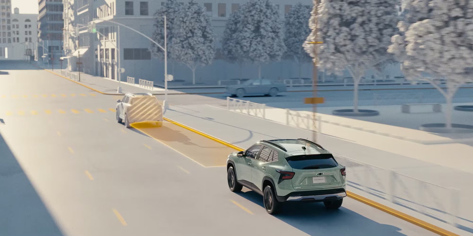 depiction of a safety feature on the 2026 chevy trax